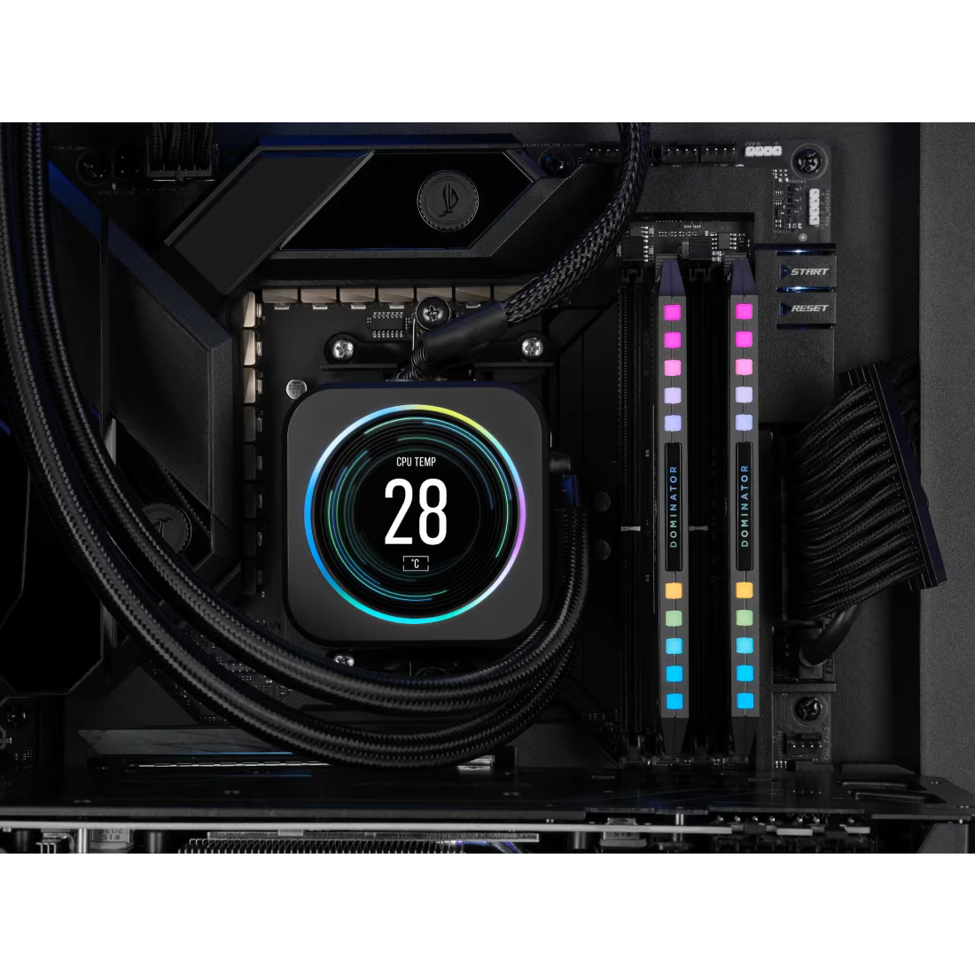 Corsair Dominator Platinum RGB Grey 32GB(16GB x 2) 6000MHz CL30 DDR5 RAM