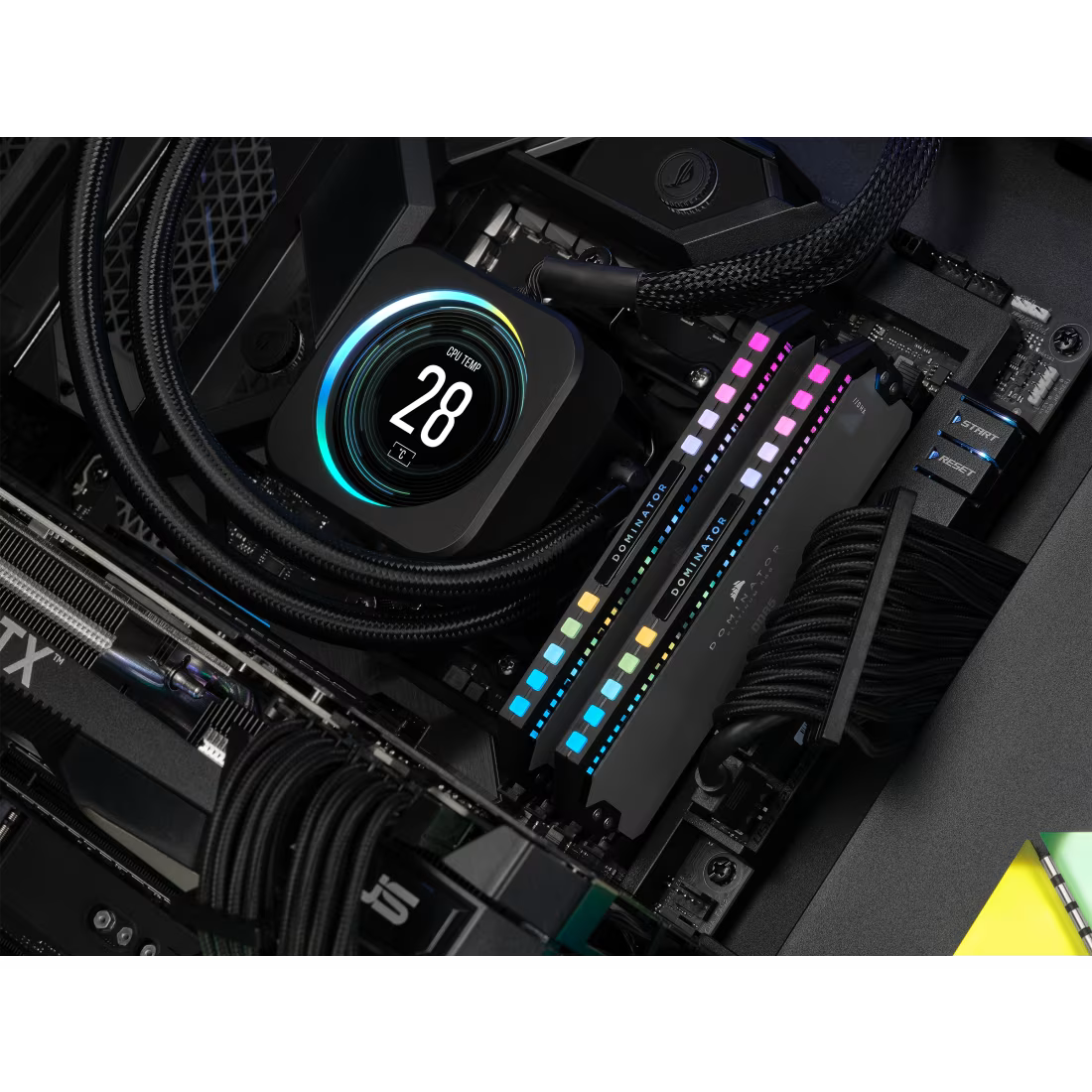 Corsair Dominator Platinum RGB Grey 32GB(16GB x 2) 6000MHz CL30 DDR5 RAM