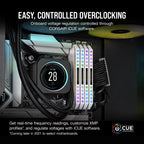 Corsair Dominator Platinum RGB White 32GB (16GBx2) 6200MHz CL36 DDR5 RAM