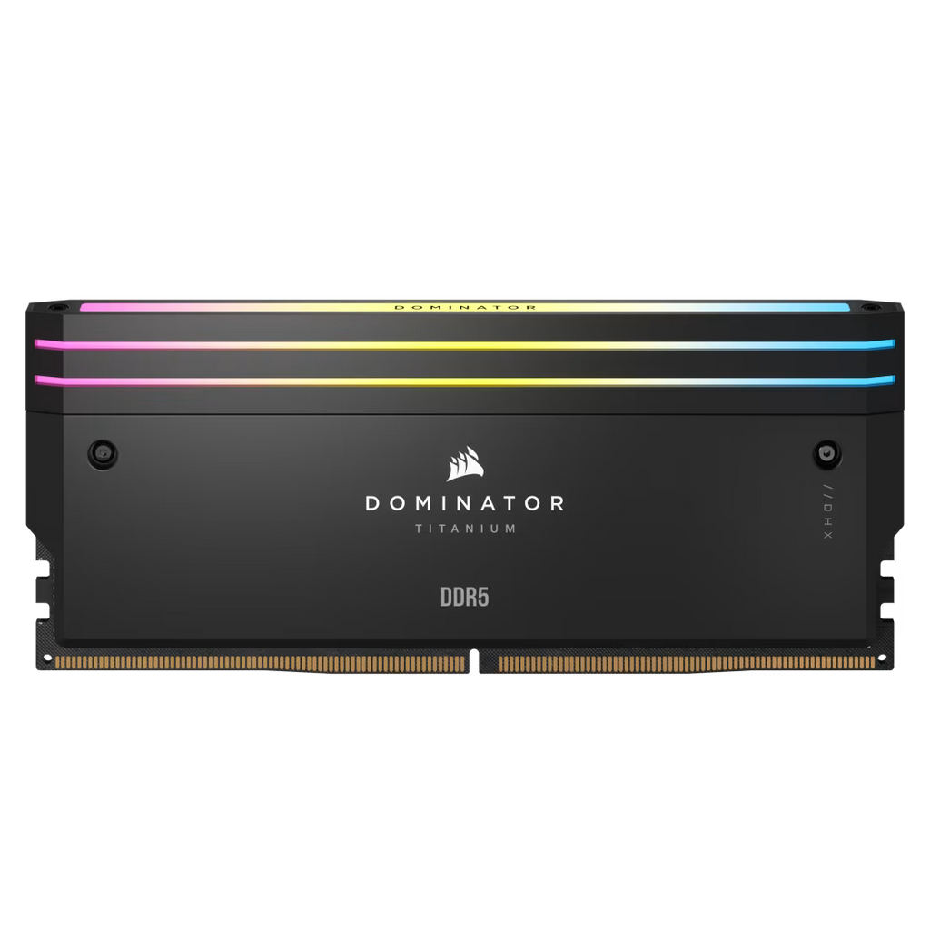 Corsair Dominator Titanium RGB DDR5 96GB (48GBx2) 6600MHz RAM (Black)