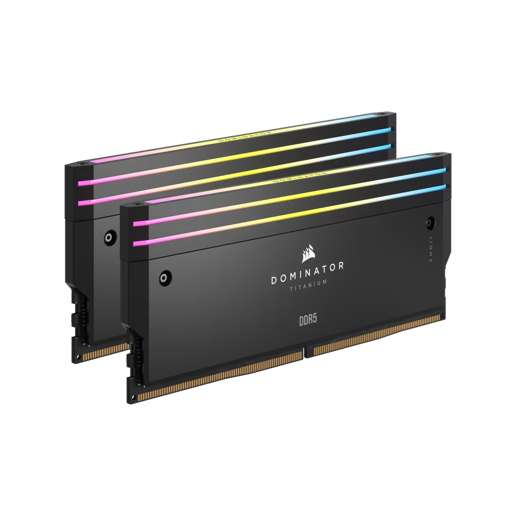 Corsair Dominator Titanium RGB DDR5 96GB (48GBx2) 6600MHz RAM (Black)