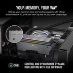 Corsair Dominator Titanium RGB 96GB (48GBx2) 6000MHz CL30 DDR5 RAM