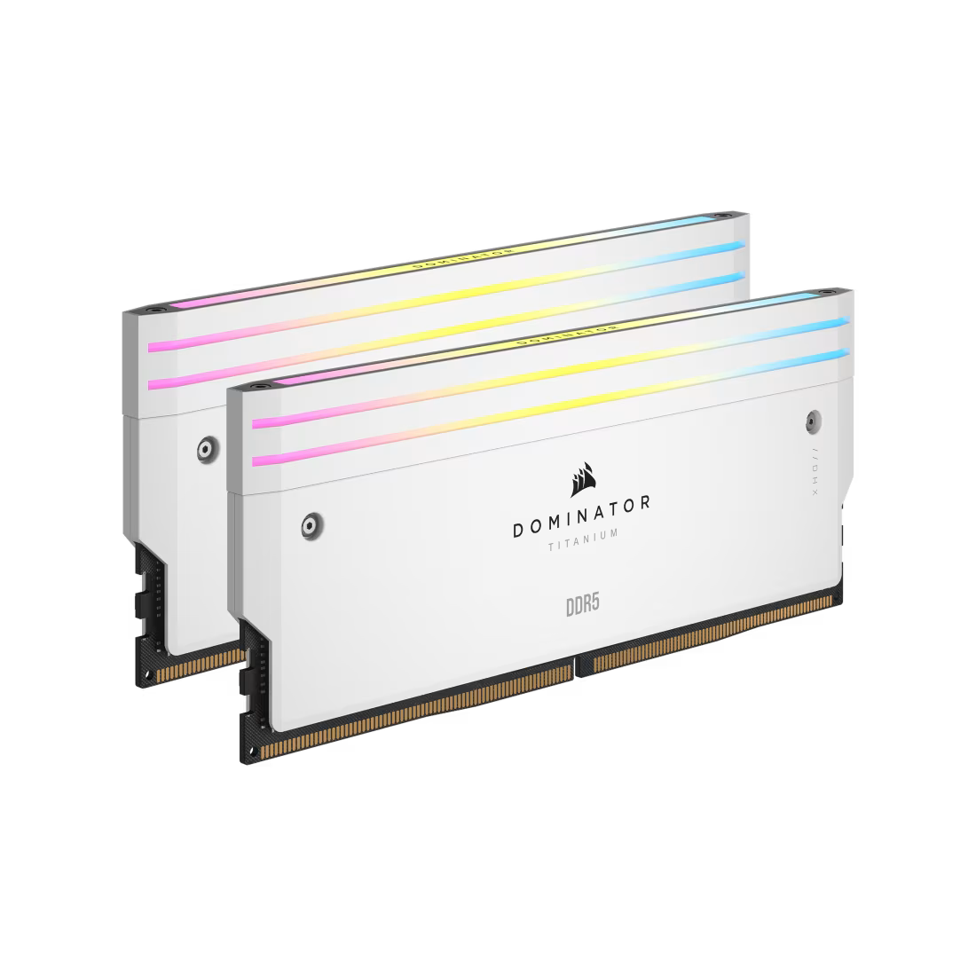 Corsair Dominator Titanium RGB DDR5 96GB (48GBx2) 6600MHz RAM (White)