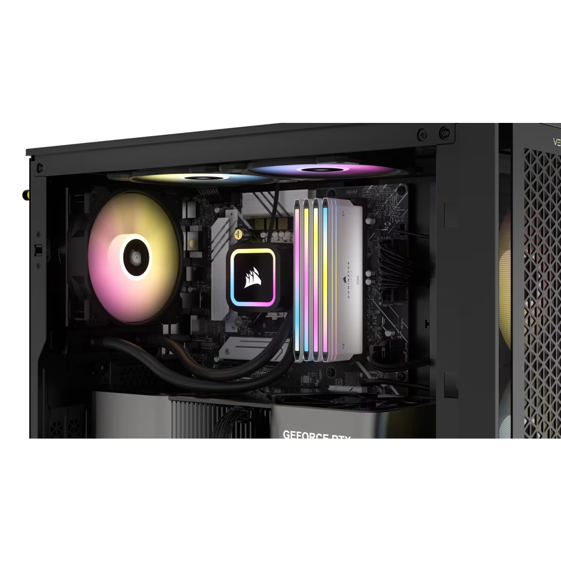 Corsair Dominator Titanium RGB DDR5 96GB (48GBx2) 6600MHz RAM (White)