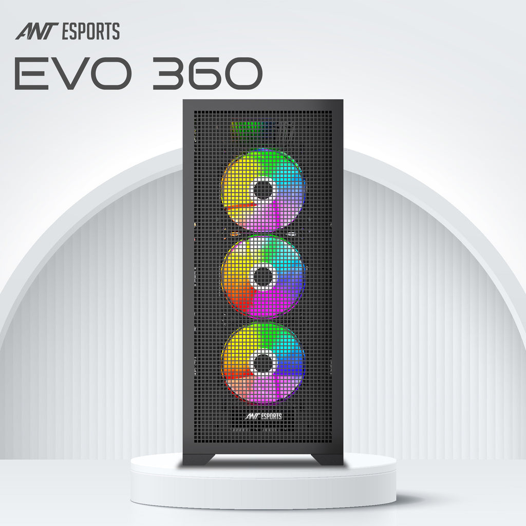 Ant Esports EVO 360 Mid Tower (Black)