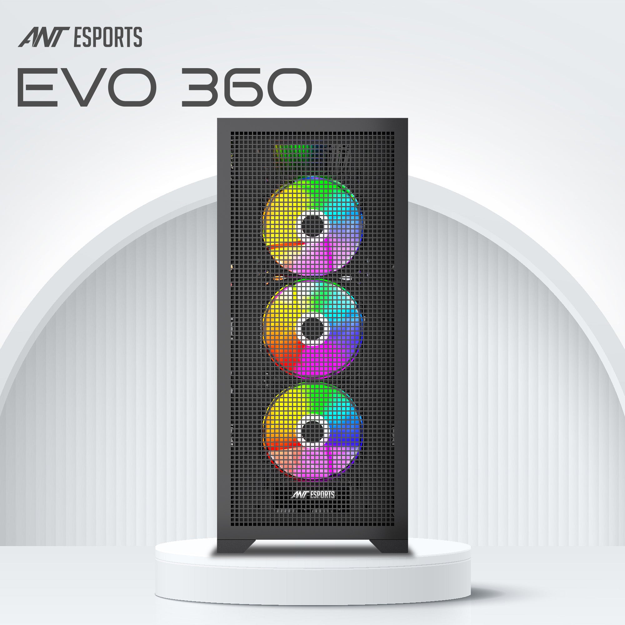 Ant Esports EVO 360 Mid Tower (Black)