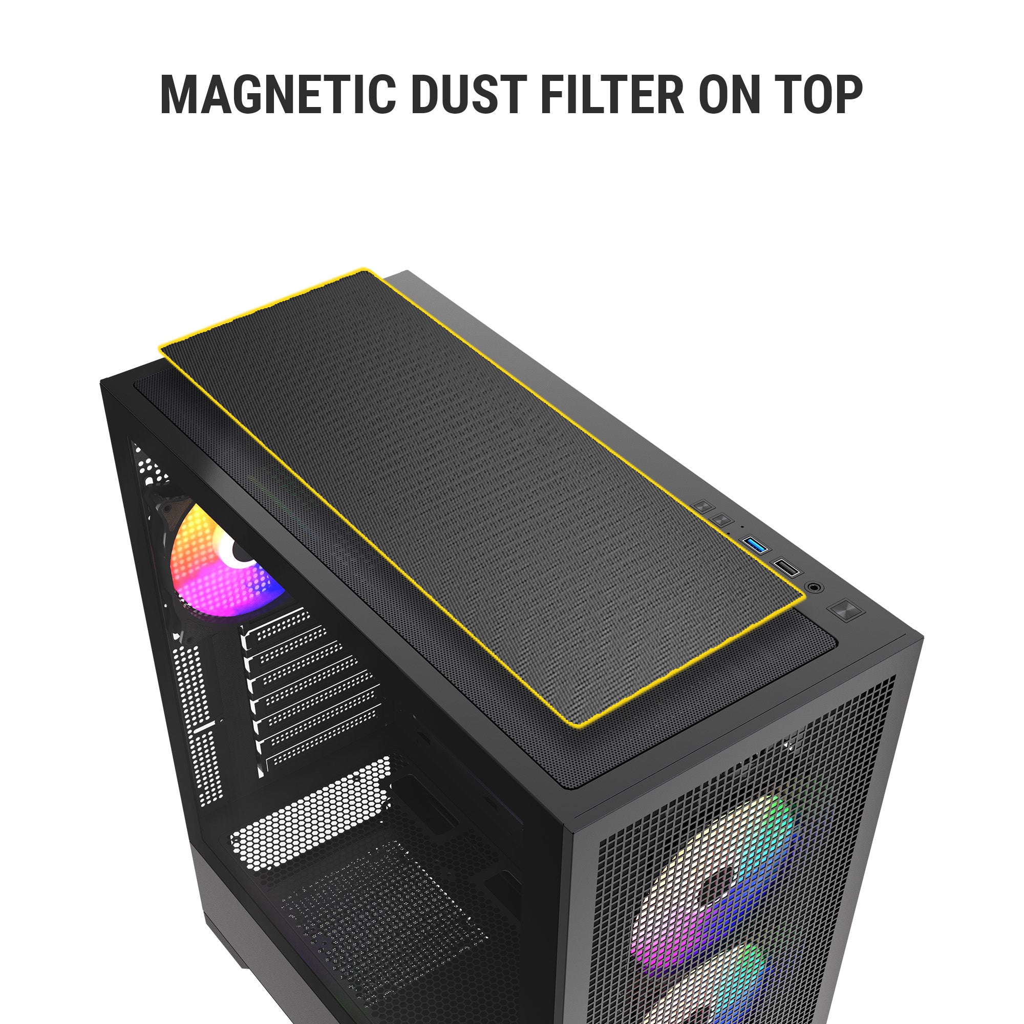 Ant Esports EVO 360 Mid Tower (Black)