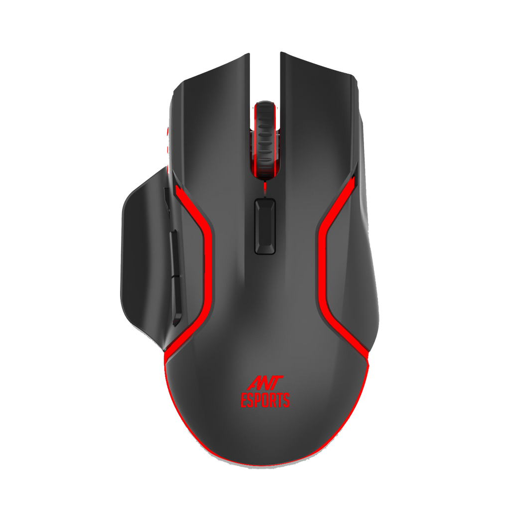 Ant Esports GM320 Pro 3200DPI RGB Wireless Gaming Mouse Black
