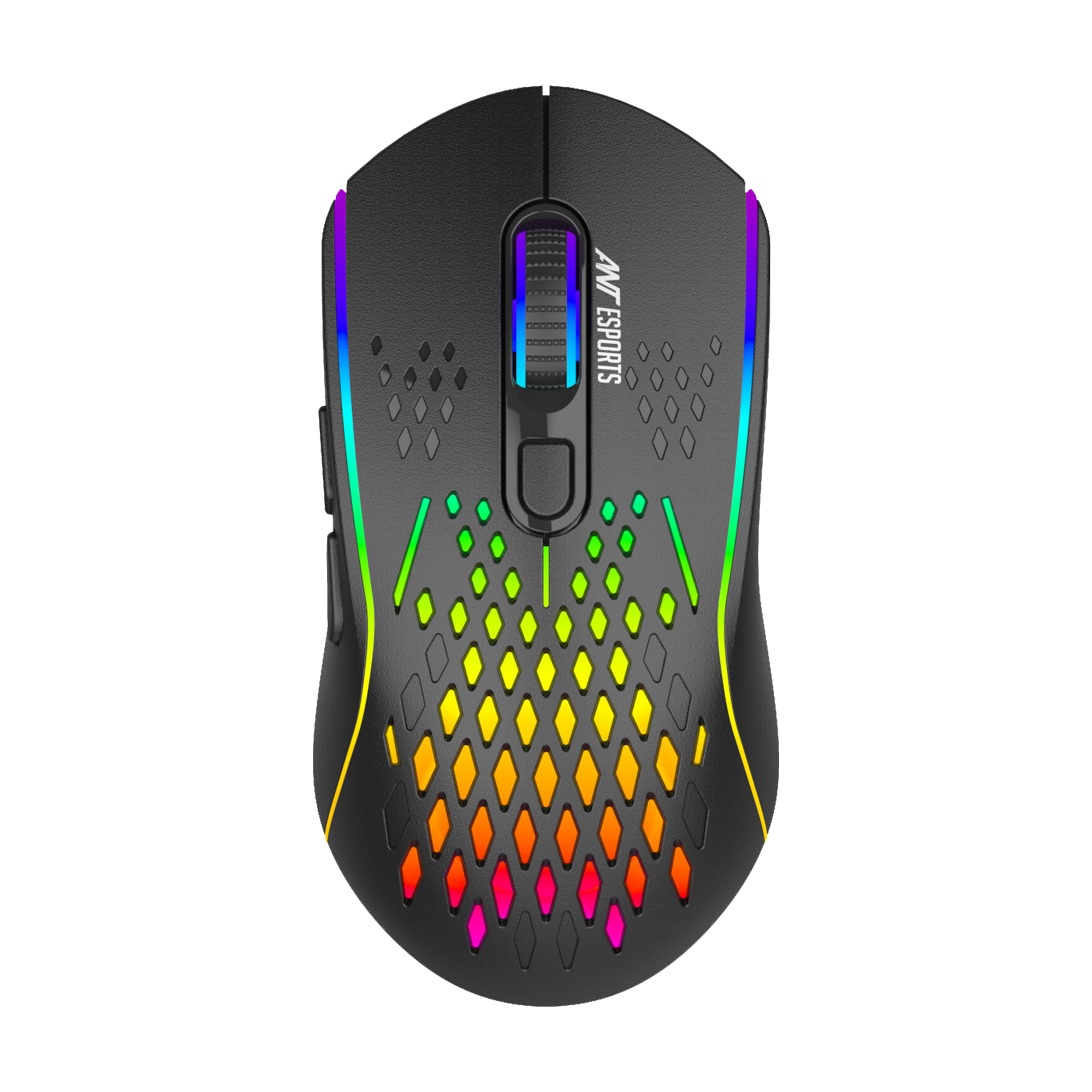 Ant Esports GM700 4800DPI RGB Wireless Gaming Mouse Black