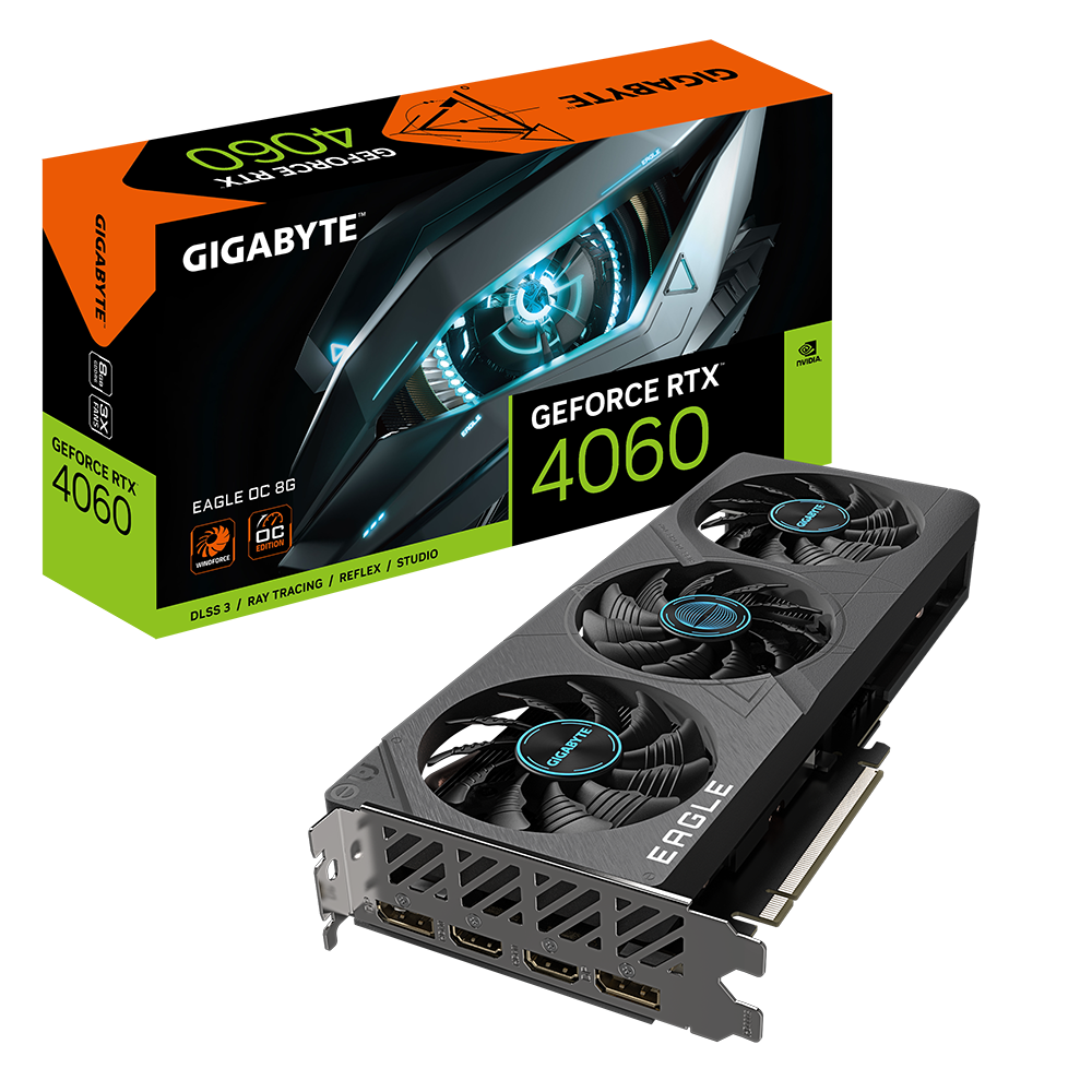 Gigabyte RTX 4060 Eagle OC 8GB Graphics Card