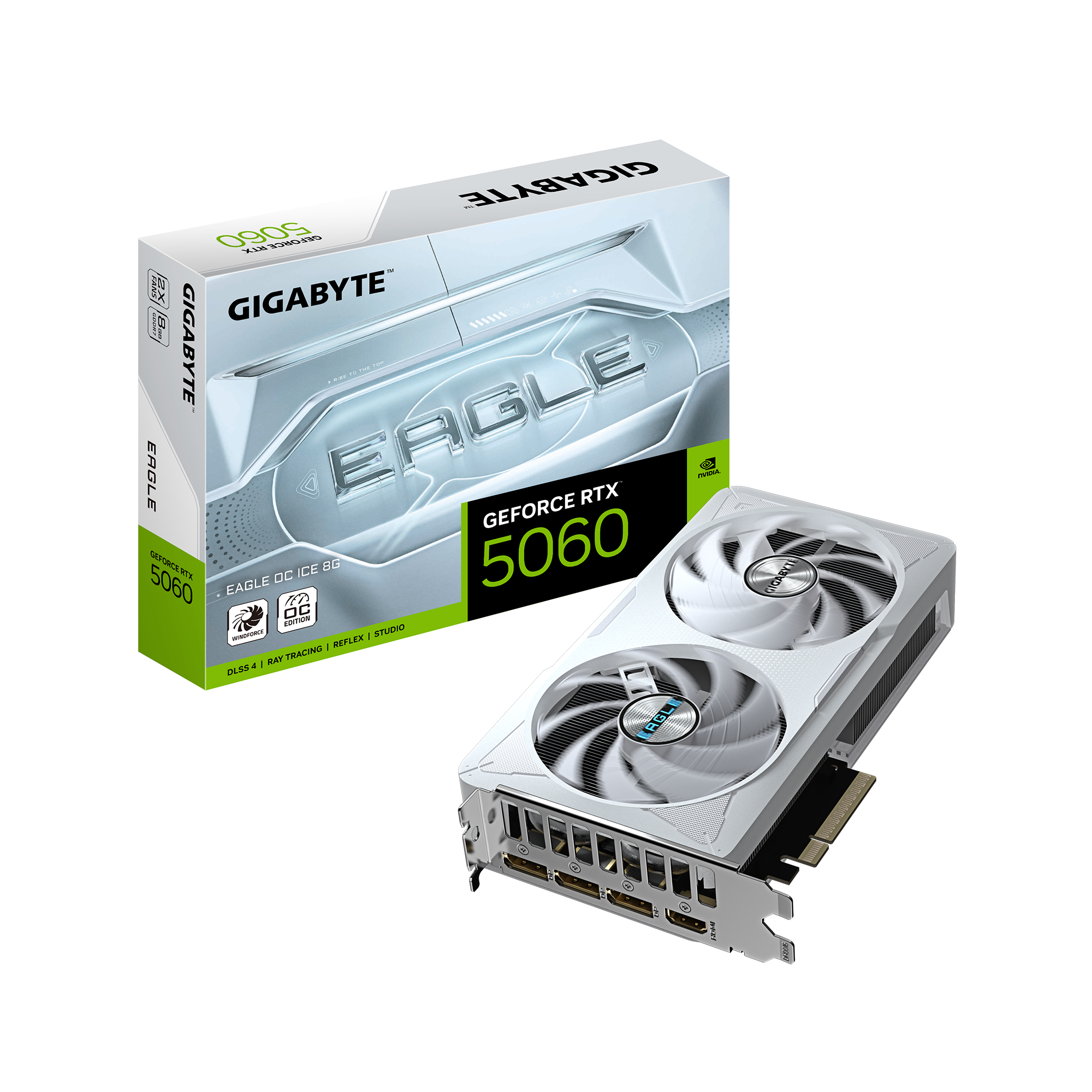 Gigabyte RTX 5060 Eagle OC ICE 8GB GDDR7 Graphics Card