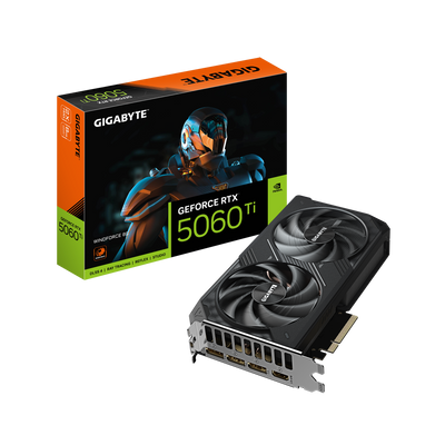 Gigabyte RTX 5060 Ti Windforce 8GB GDDR7 Graphics Card