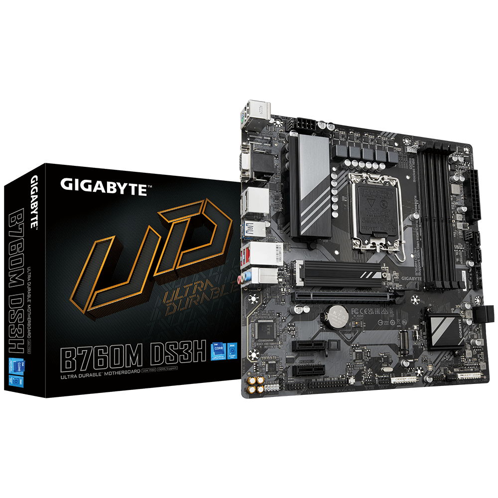 Gigabyte B760M DS3H DDR5 M-ATX Motherboard