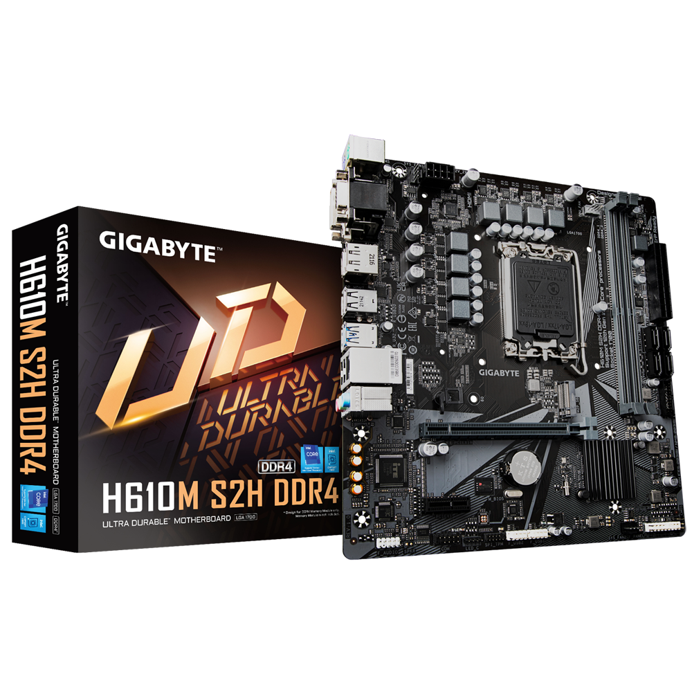 Gigabyte H610M S2H DDR4 M-ATX Motherboard