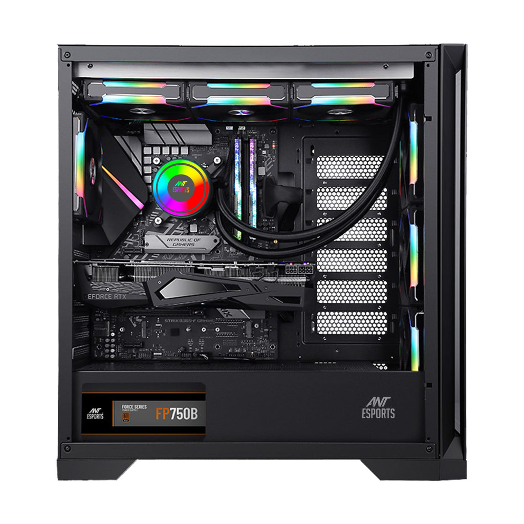Ant Esports ICE-590TG ARGB E-ATX Mid Tower Case