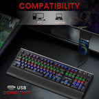 Ant Esports MK3500 Mechanical Gaming Keyboard with Red Switches