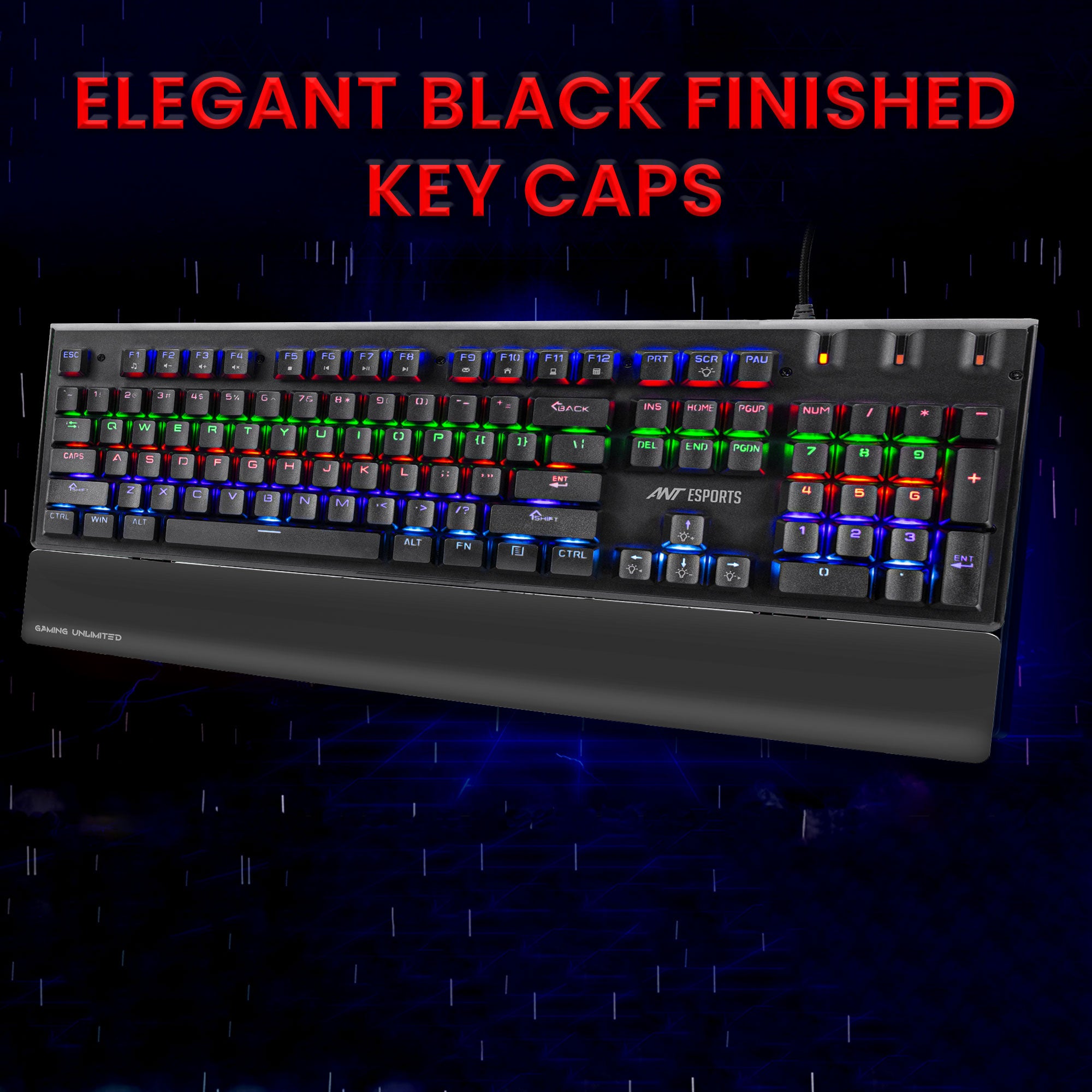 Ant Esports MK3500 Mechanical Gaming Keyboard with Red Switches