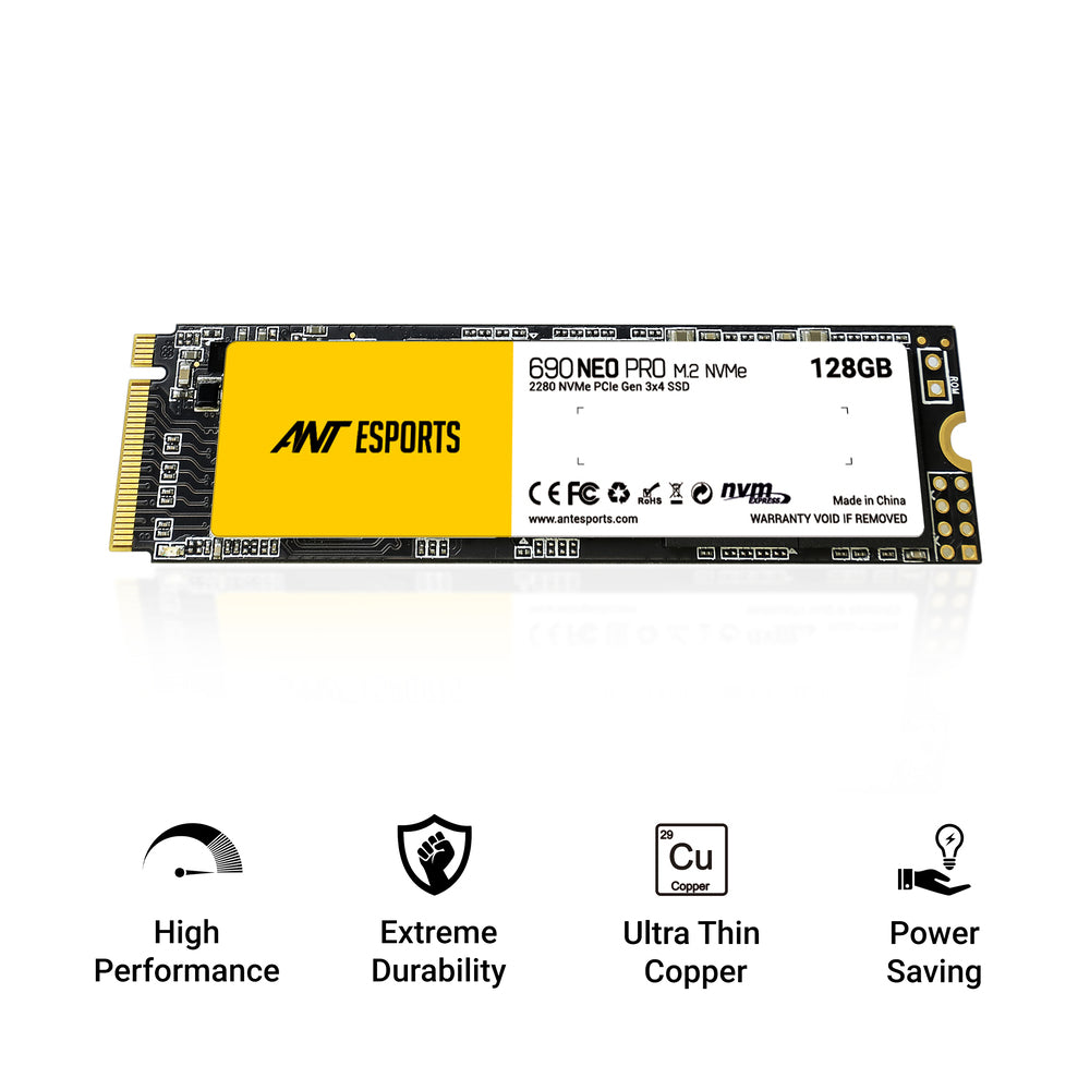 Ant Esports 690 Neo Pro 128GB M.2 NVMe Gen3 SSD