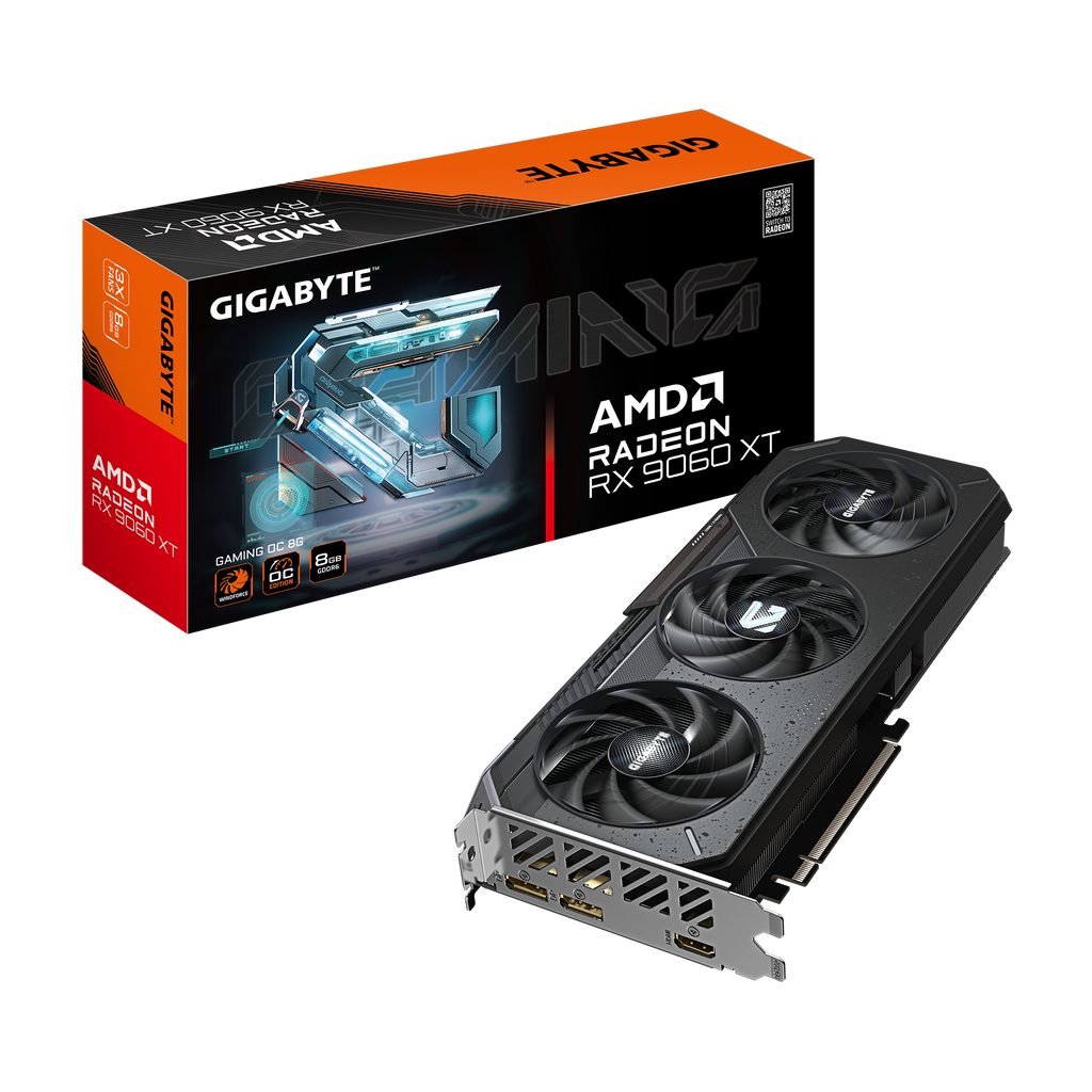 Gigabyte RX 9060 XT Gaming OC 8GB GDDR6 Graphics Card