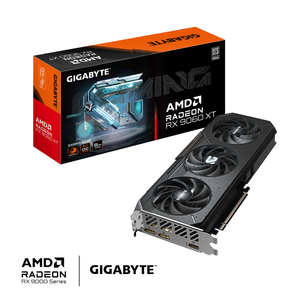 Gigabyte RX 9060 XT Gaming OC 8GB GDDR6 Graphics Card