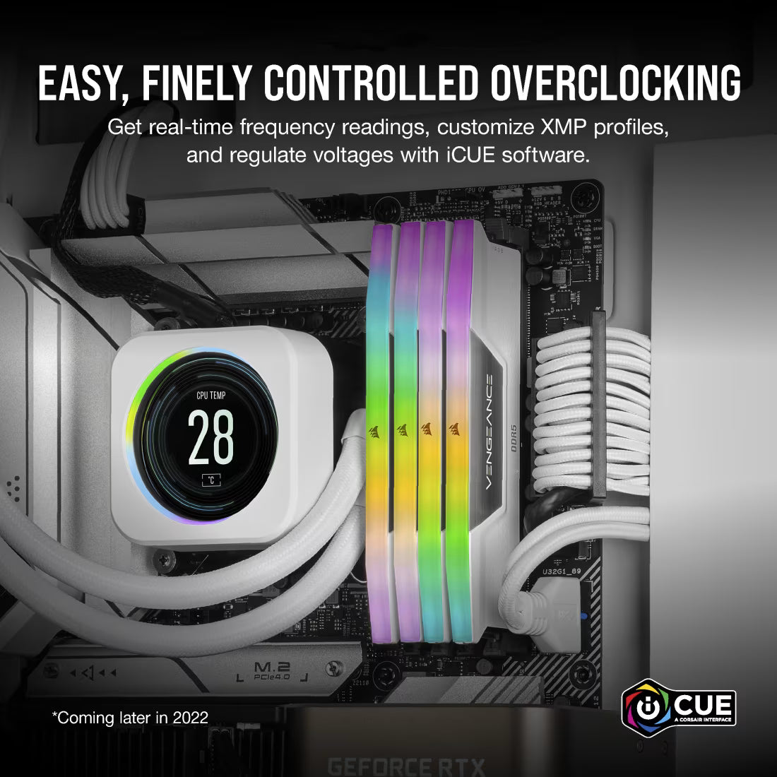 Corsair Vengeance RGB 32GB (16GBx2) 6000MHz CL36 DDR5 RAM