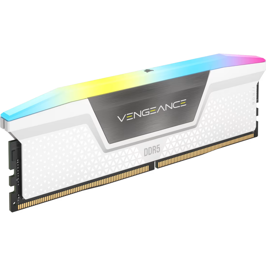 Corsair Vengeance RGB 32GB (16GBx2) 6000MHz CL30 DDR5 White RAM