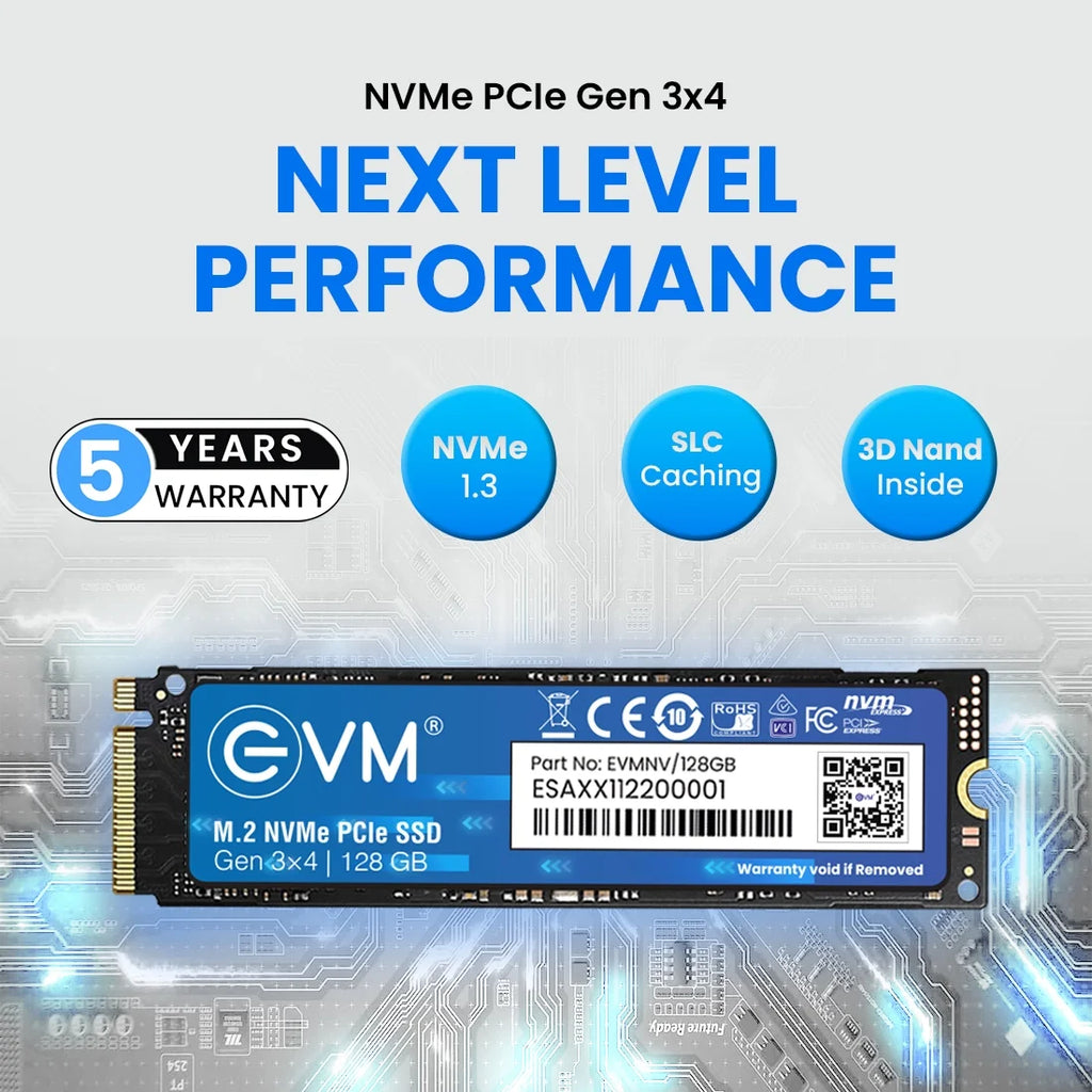 EVM 128GB NVMe Gen3 SSD