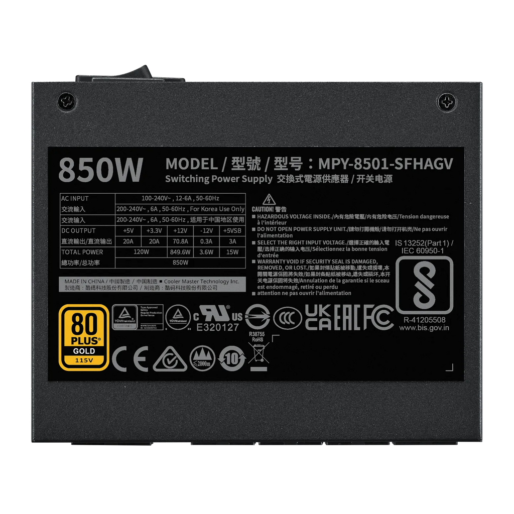 Cooler Master V SFX Gold 850 Watt ATX 3.1 Smps